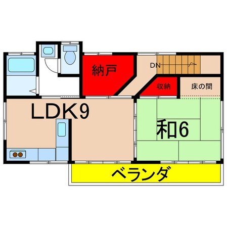 青島住宅の物件間取画像